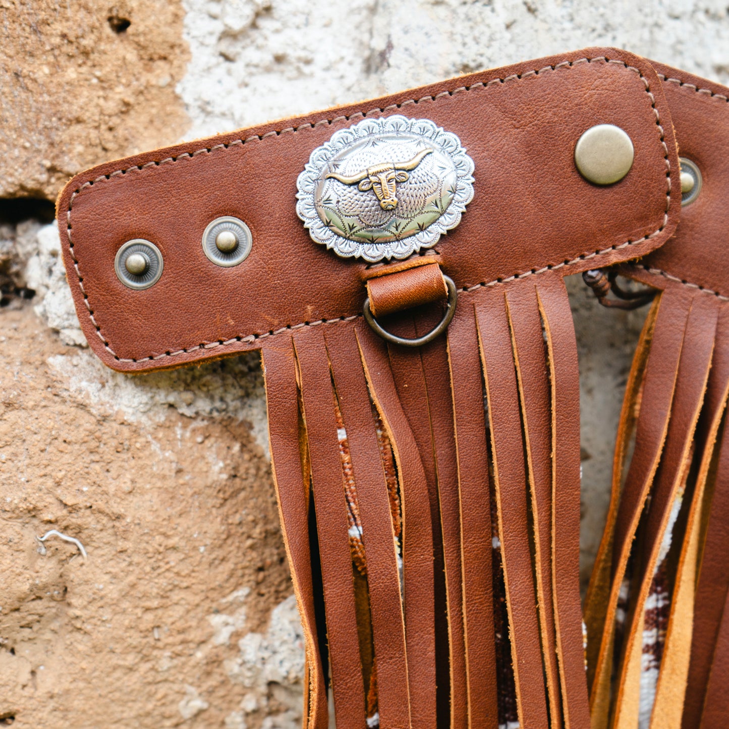 LAYERED TASSEL SET - LONGHORN - CAFE