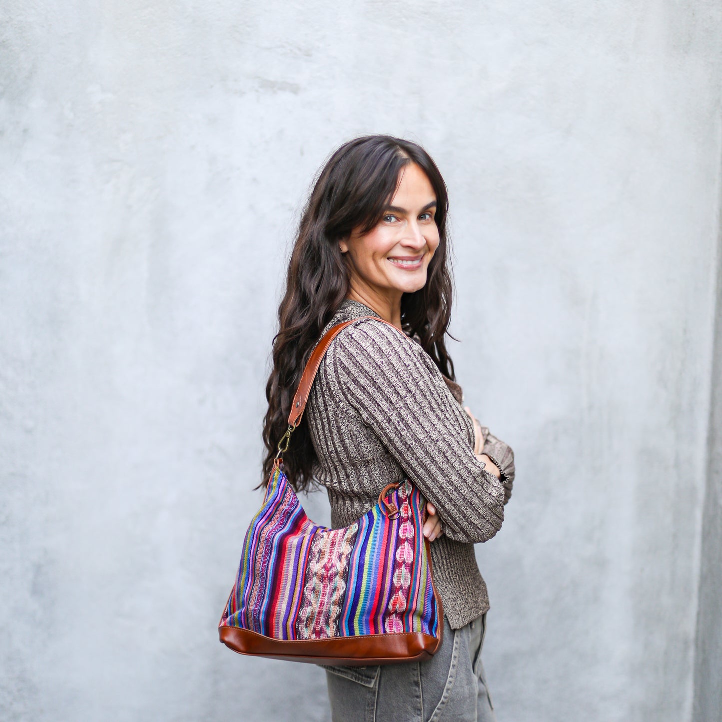 SMALL PENELOPE BAG - CORTE - WHISKEY - NO. 18808