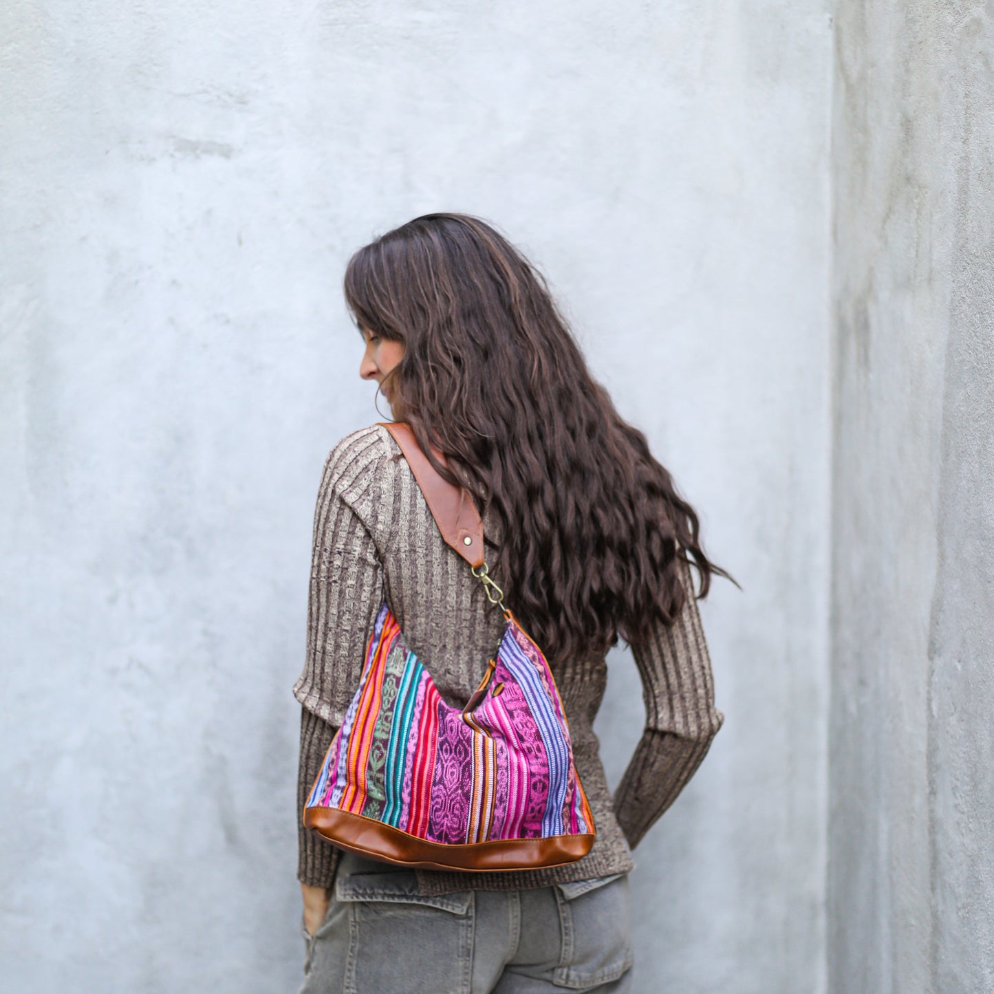 SMALL PENELOPE BAG - CORTE - CAFE - NO. 18790
