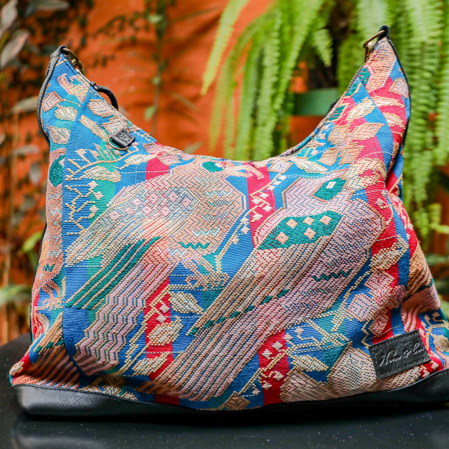 PENELOPE BAG - OOAK HUIPIL - BLACK - NO. 201458
