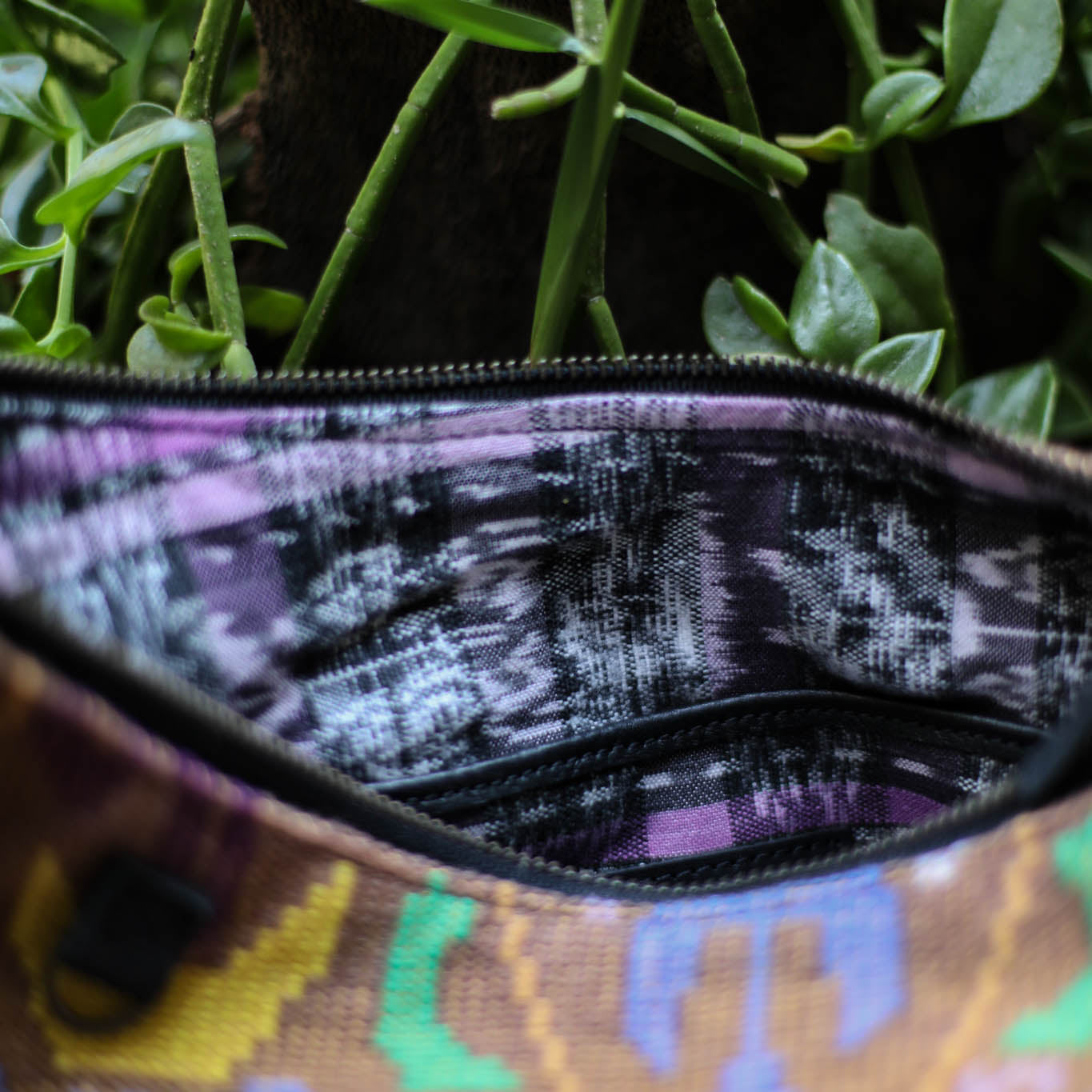 PENELOPE BAG - OOAK HUIPIL - BLACK - NO. 18658