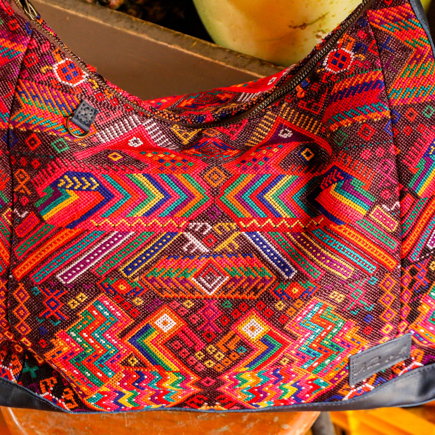 PENELOPE BAG - OOAK HUIPIL - NAVY - NO. 201502