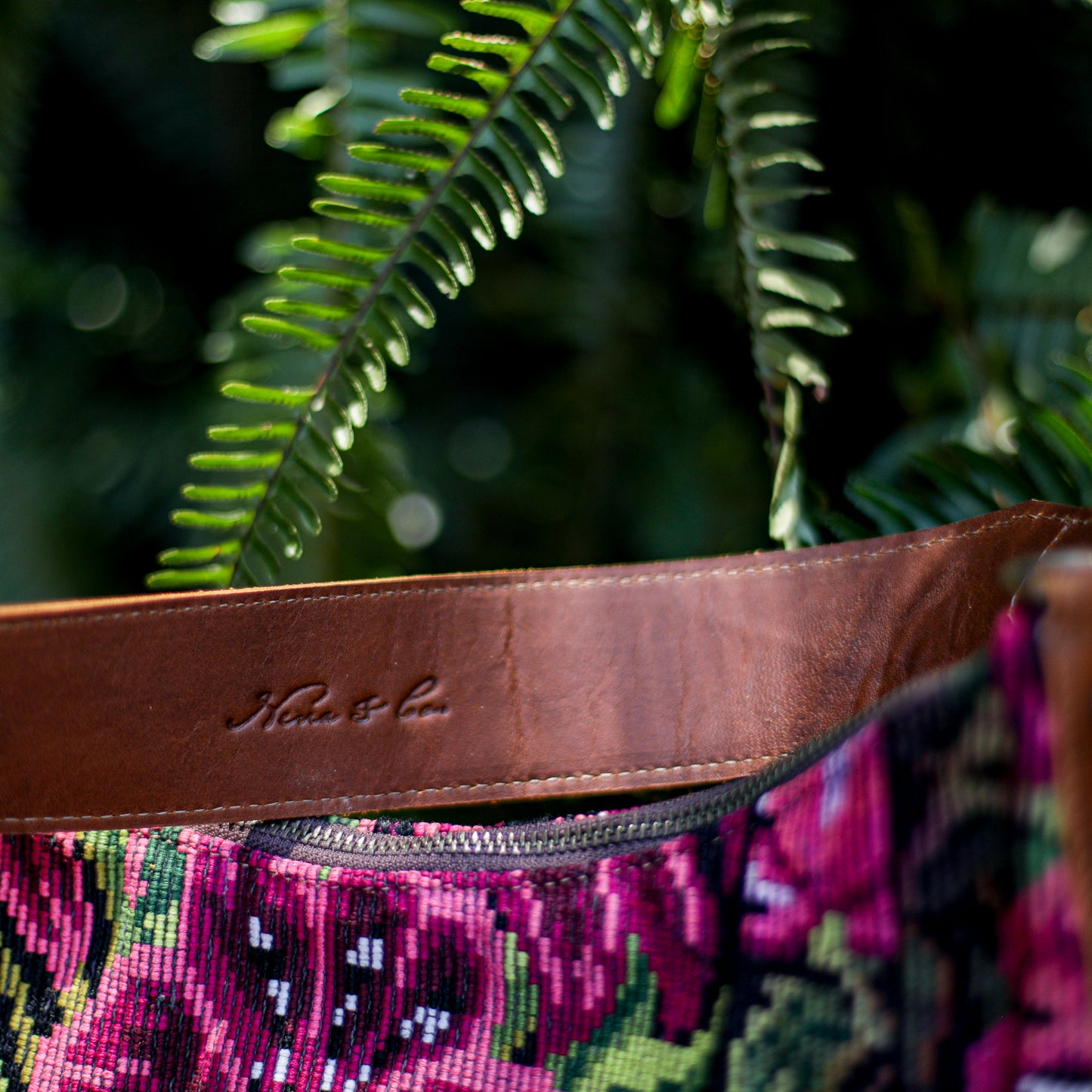 PENELOPE BAG - OOAK HUIPIL - CAFE - NO. 200009