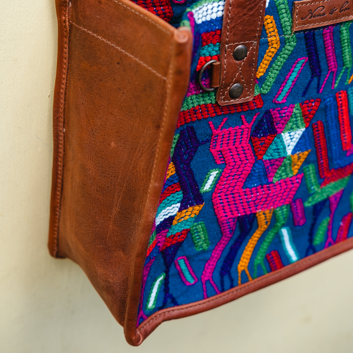 MEDIUM PERFECT TRAVEL TOTE - OOAK - AUBURN - NO. 12583