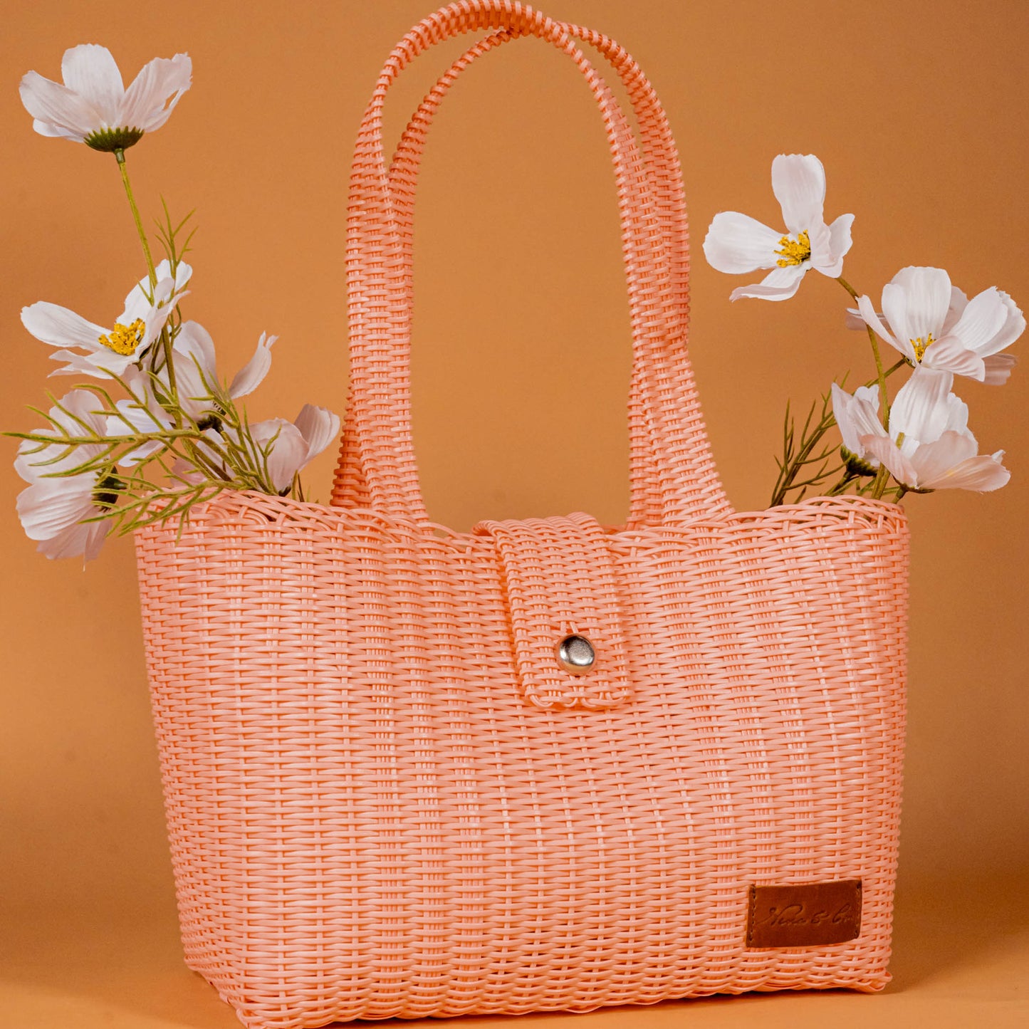 WOVEN UPCYCLED TOTE - MEDIUM - NO. 16093