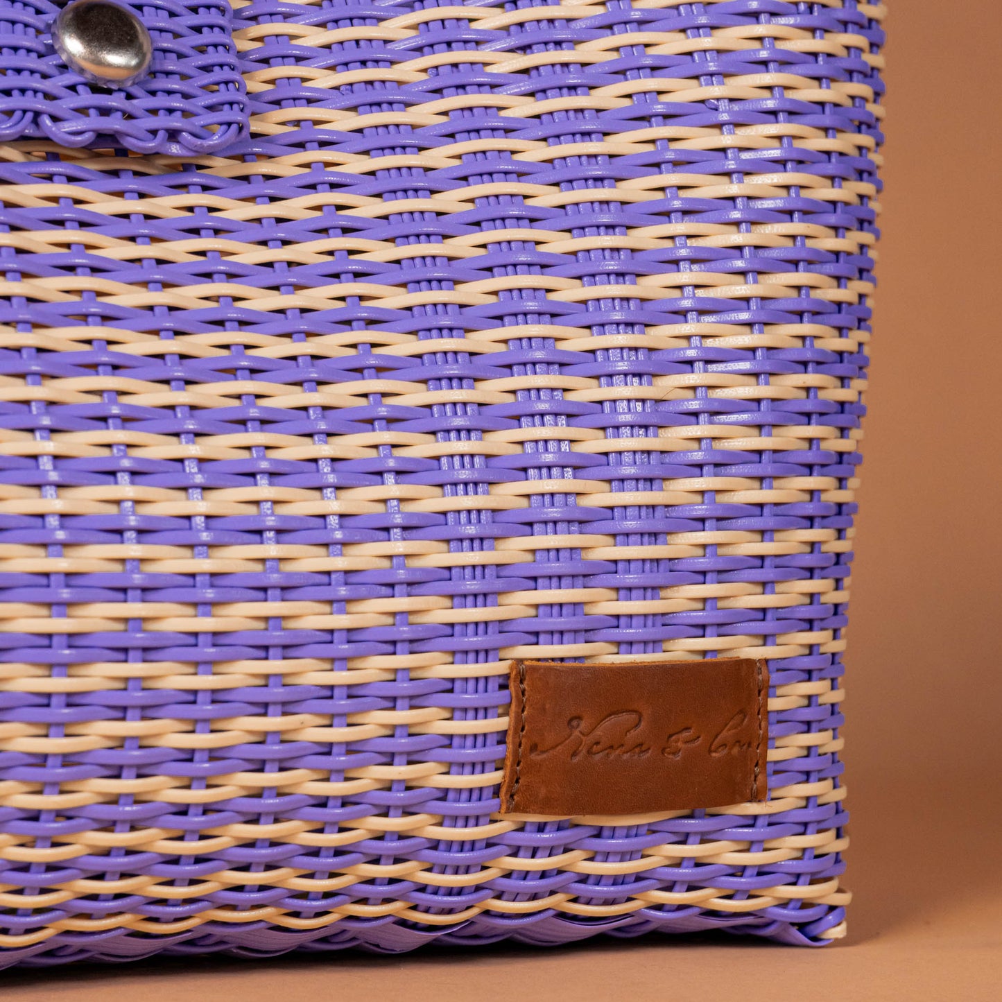 **CLOSEOUT** WOVEN UPCYCLED TOTE - MEDIUM - NO. 16098