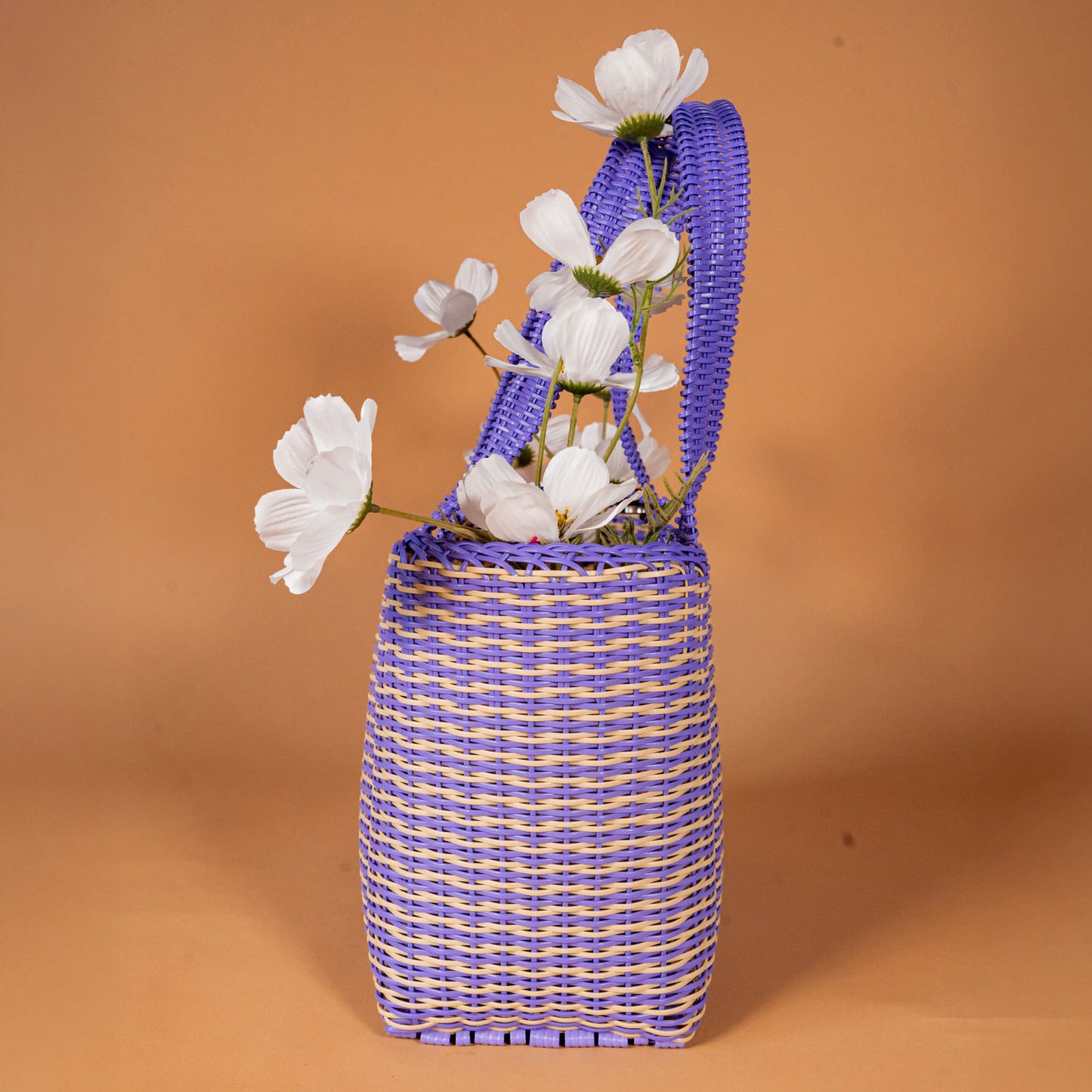 **CLOSEOUT** WOVEN UPCYCLED TOTE - MEDIUM - NO. 16098