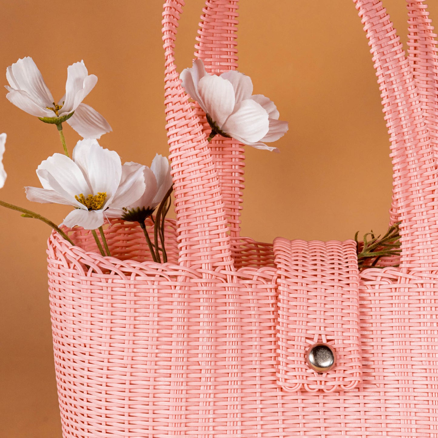 **CLOSEOUT** WOVEN UPCYCLED TOTE - MEDIUM - NO. 16096