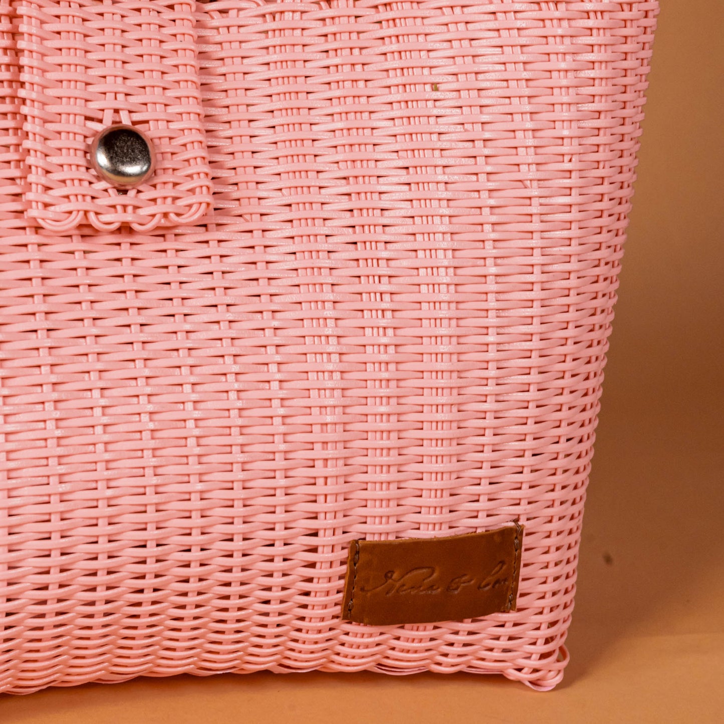 **CLOSEOUT** WOVEN UPCYCLED TOTE - MEDIUM - NO. 16096