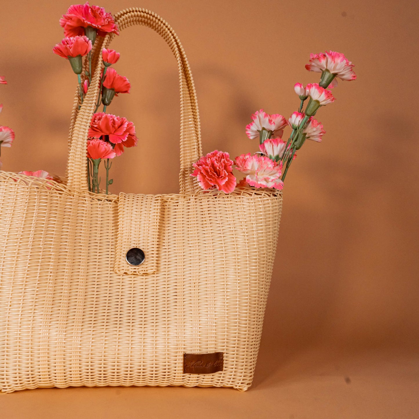 WOVEN UPCYCLED TOTE - LARGE - NO. 16120