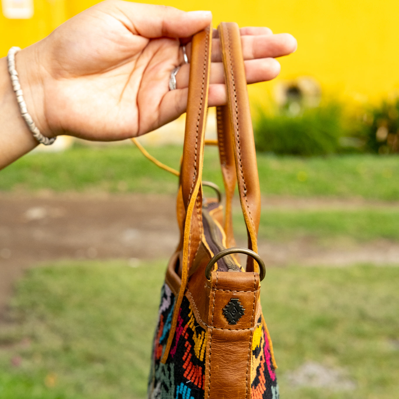 POCKETLESS MINI TPB - OOAK HUIPIL - CAFE - NO. 16494