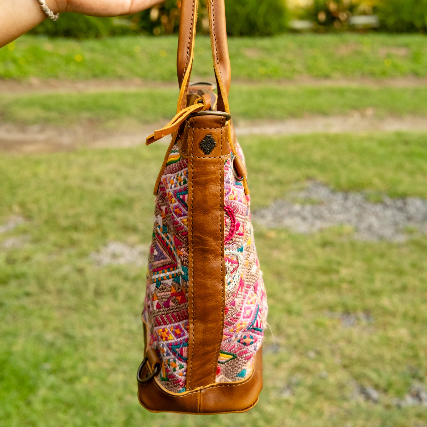 POCKETLESS MINI TPB - OOAK HUIPIL - CAFE - NO. 16498
