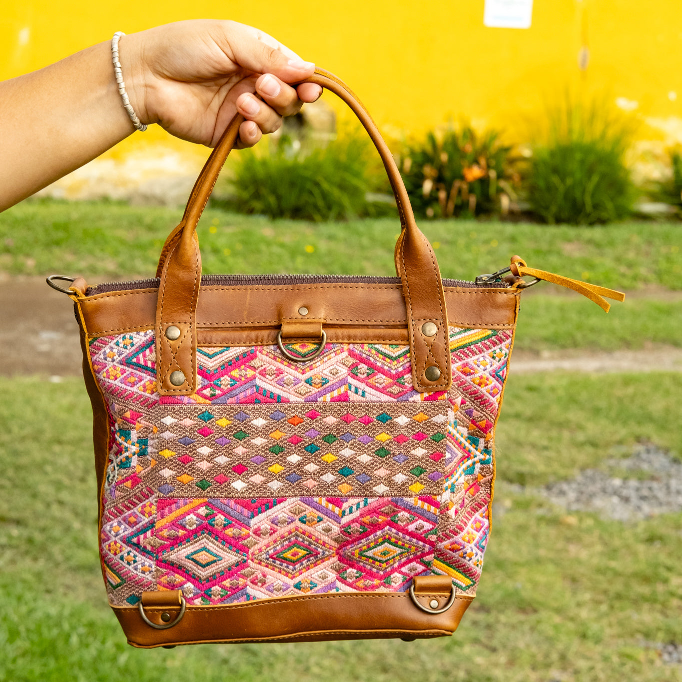 POCKETLESS MINI TPB - OOAK HUIPIL - CAFE - NO. 16498