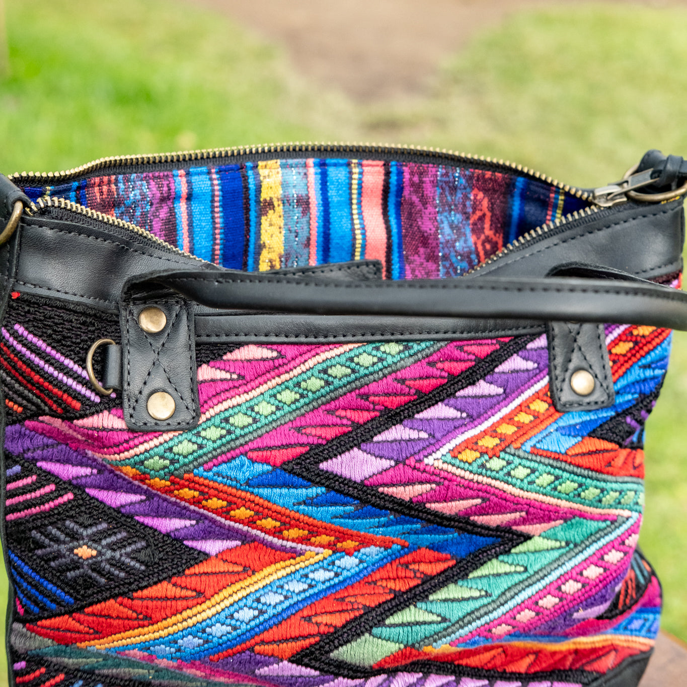 POCKETLESS MINI TPB - OOAK HUIPIL - BLACK - NO. 16500