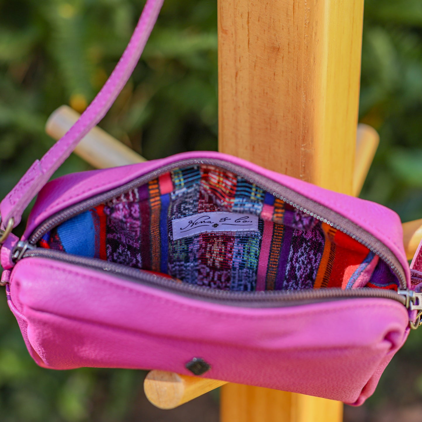 WANDER CROSSBODY BAG + STRAP SET - FULL LEATHER - BABY RHINO