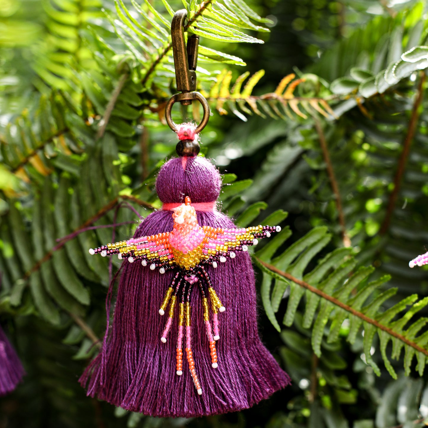 CLASSIC TASSEL - BEADED BIRD CHARM - NO. 200259