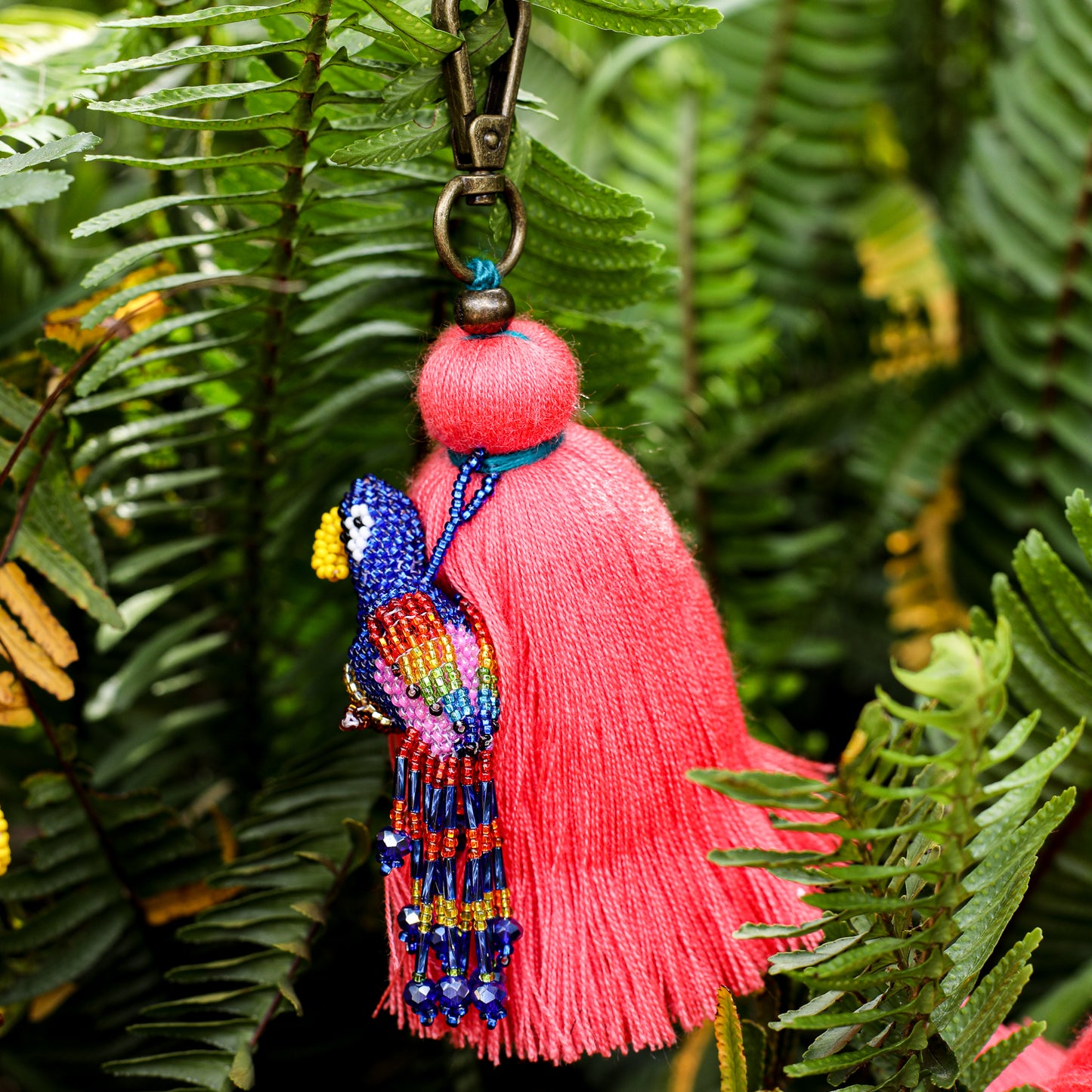CLASSIC TASSEL - BEADED BIRD CHARM - NO. 200279