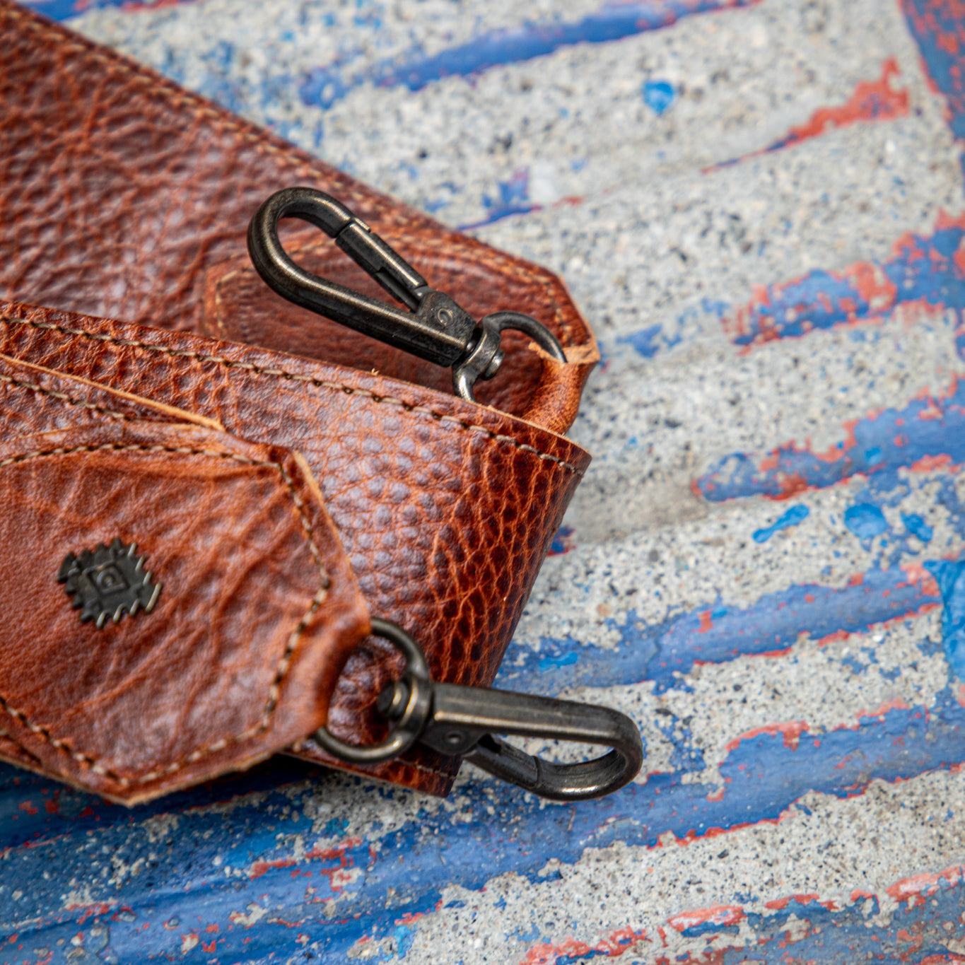 ADJUSTABLE WIDE STRAP - FULL LEATHER - HONEY