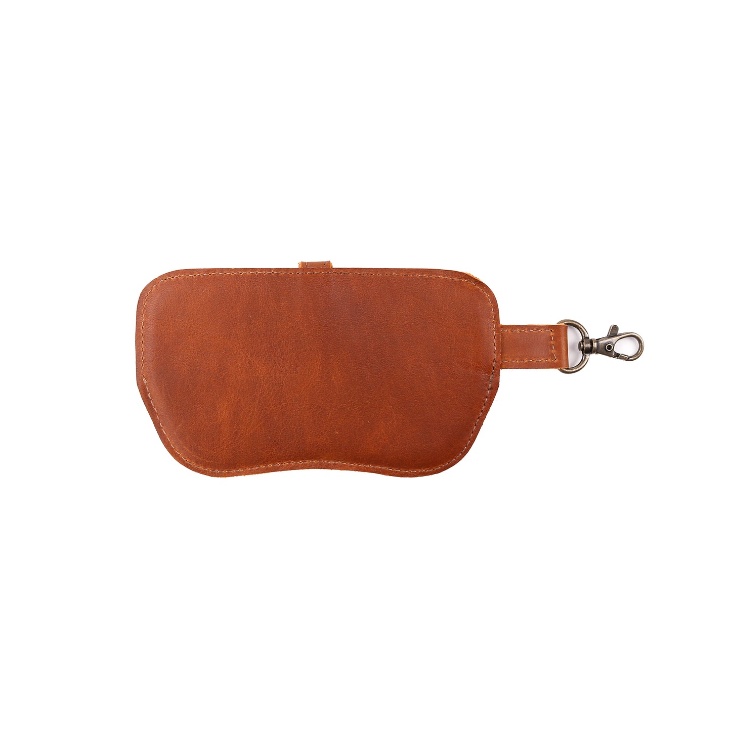 SUNGLASS SNAP CASE - BOSQUE - CAFE LEATHER