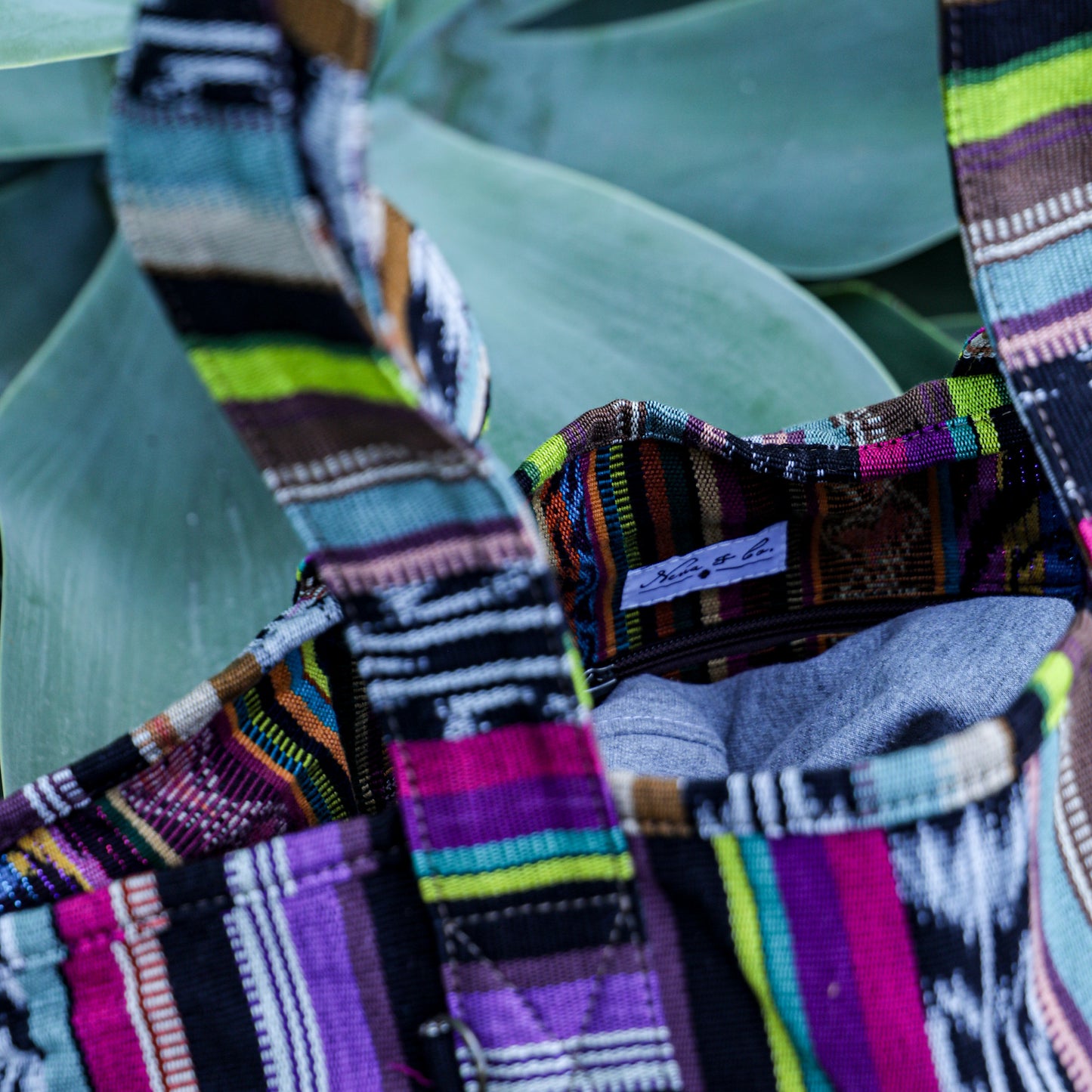 SANTI TOTE - MOONLIGHT ORCHID