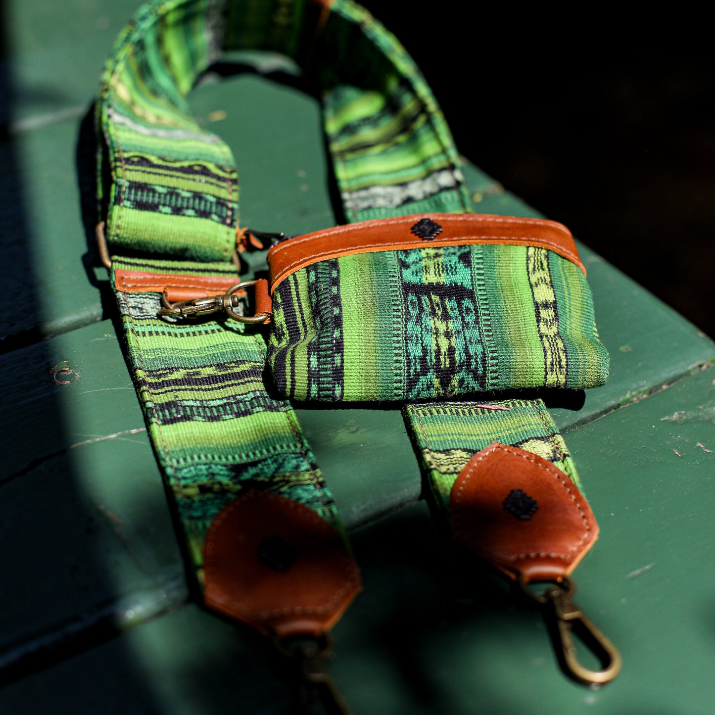 WIDE STRAP & COIN PURSE SET - CORTE - CAFE - NO. 200108
