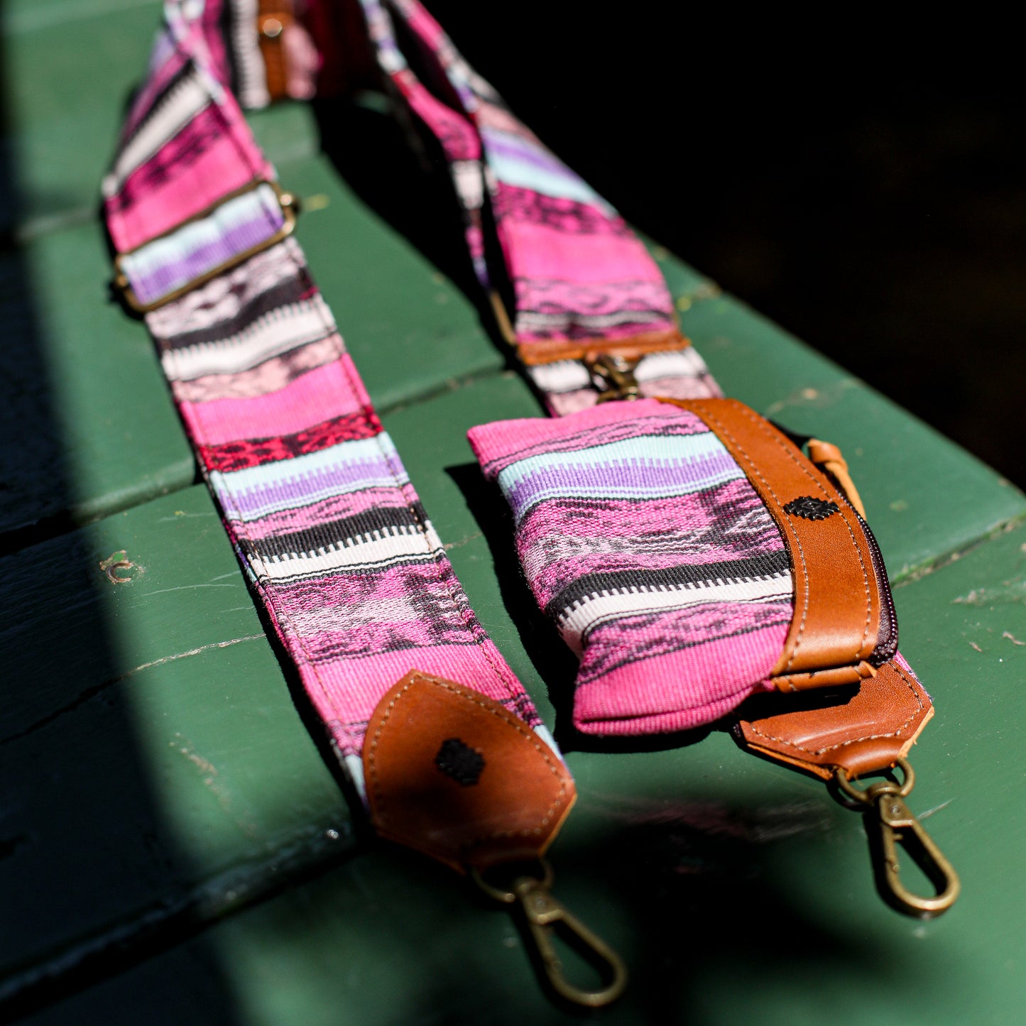 WIDE STRAP & COIN PURSE SET - CORTE - CAFE - NO. 200116