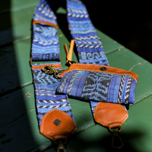 WIDE STRAP & COIN PURSE SET - CORTE - CAFE - NO. 200120