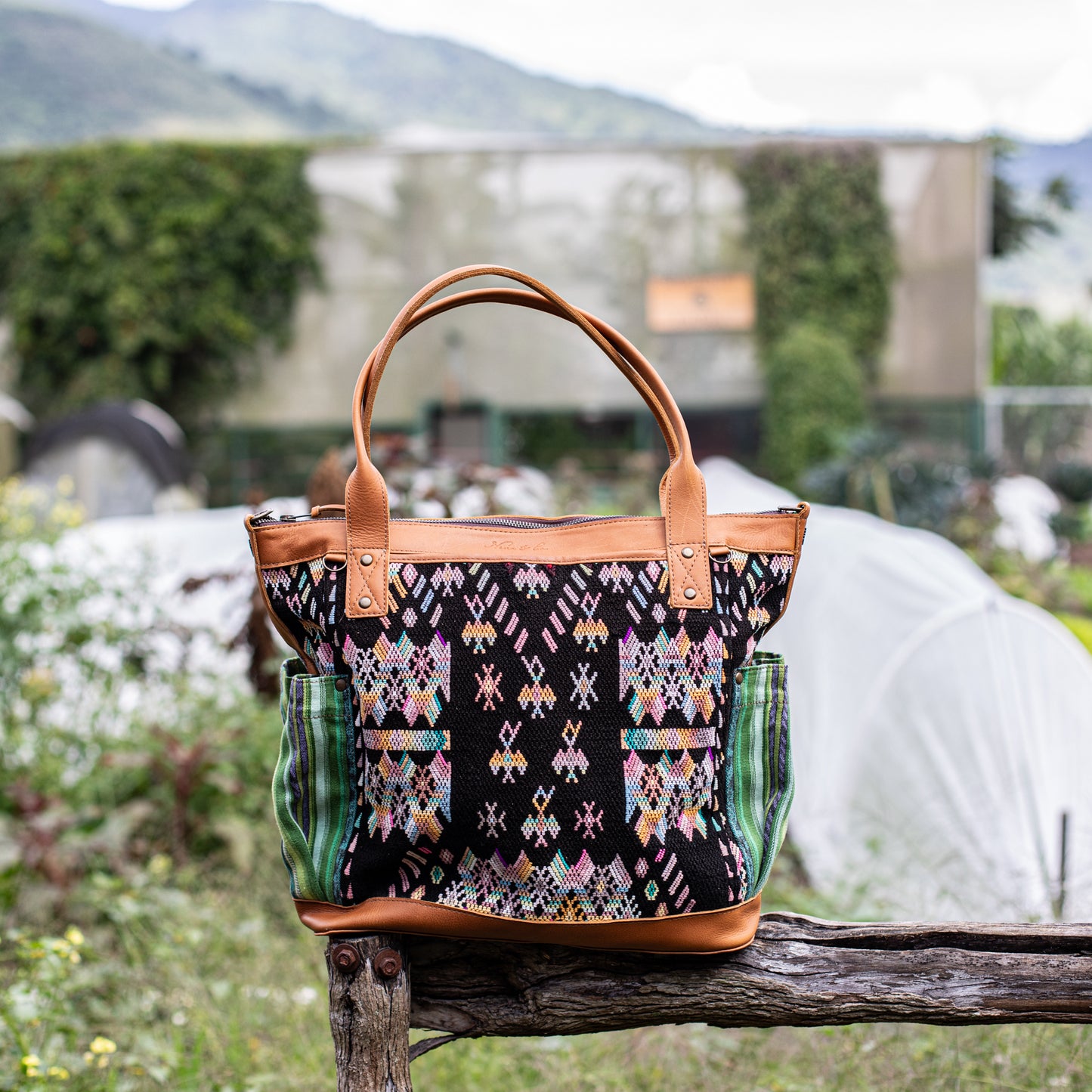 THE PERFECT BAG - OOAK HUIPIL - BRANDY - NO. 17574