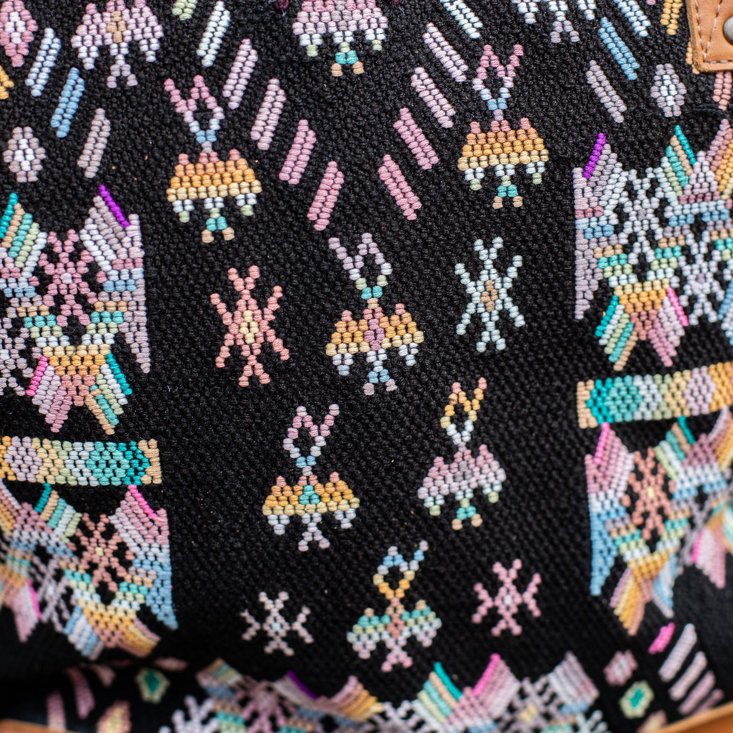 THE PERFECT BAG - OOAK HUIPIL - BRANDY - NO. 17574