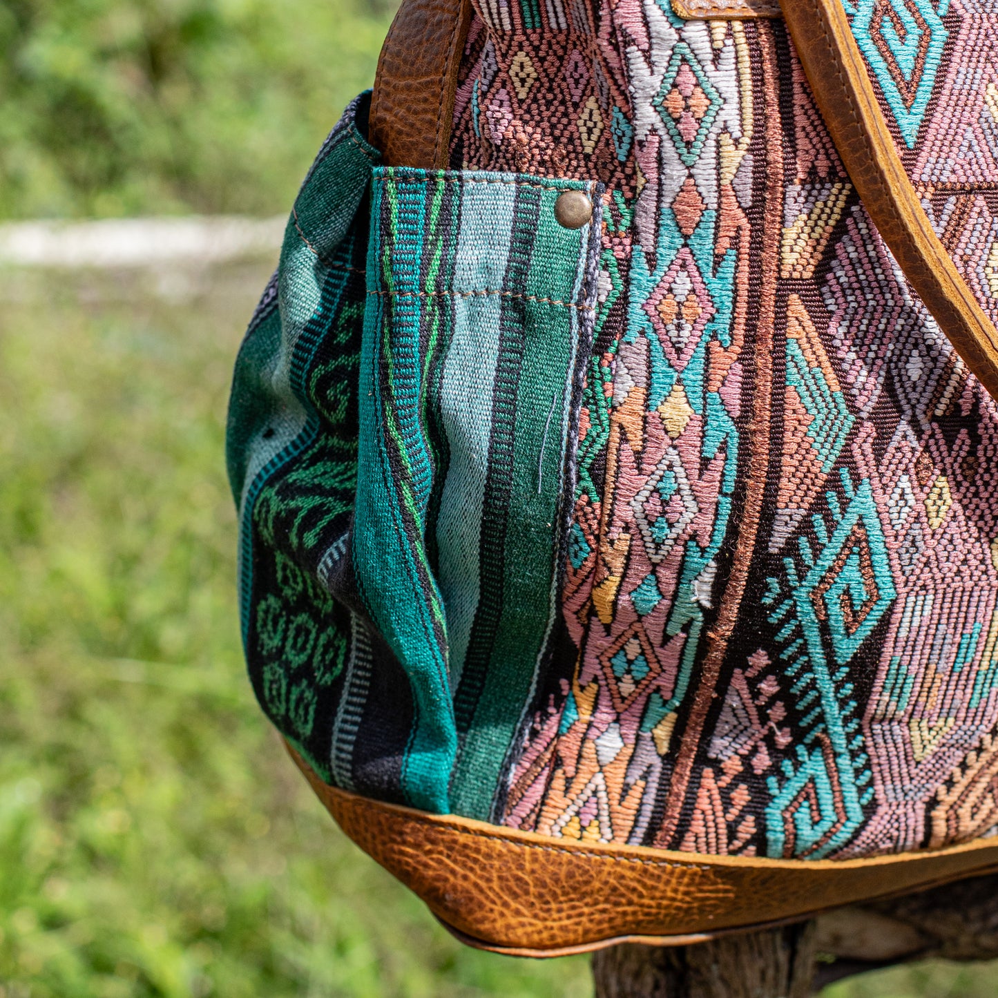 THE PERFECT BAG - OOAK HUIPIL - TAWNY - NO. 17571