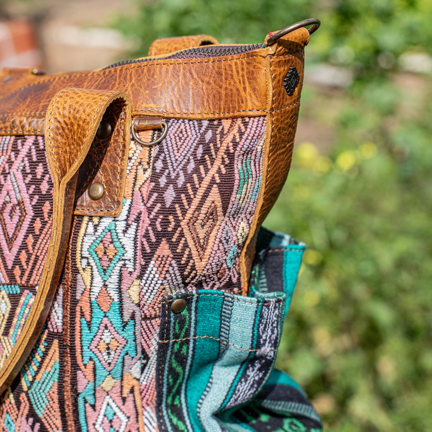 THE PERFECT BAG - OOAK HUIPIL - TAWNY - NO. 17571