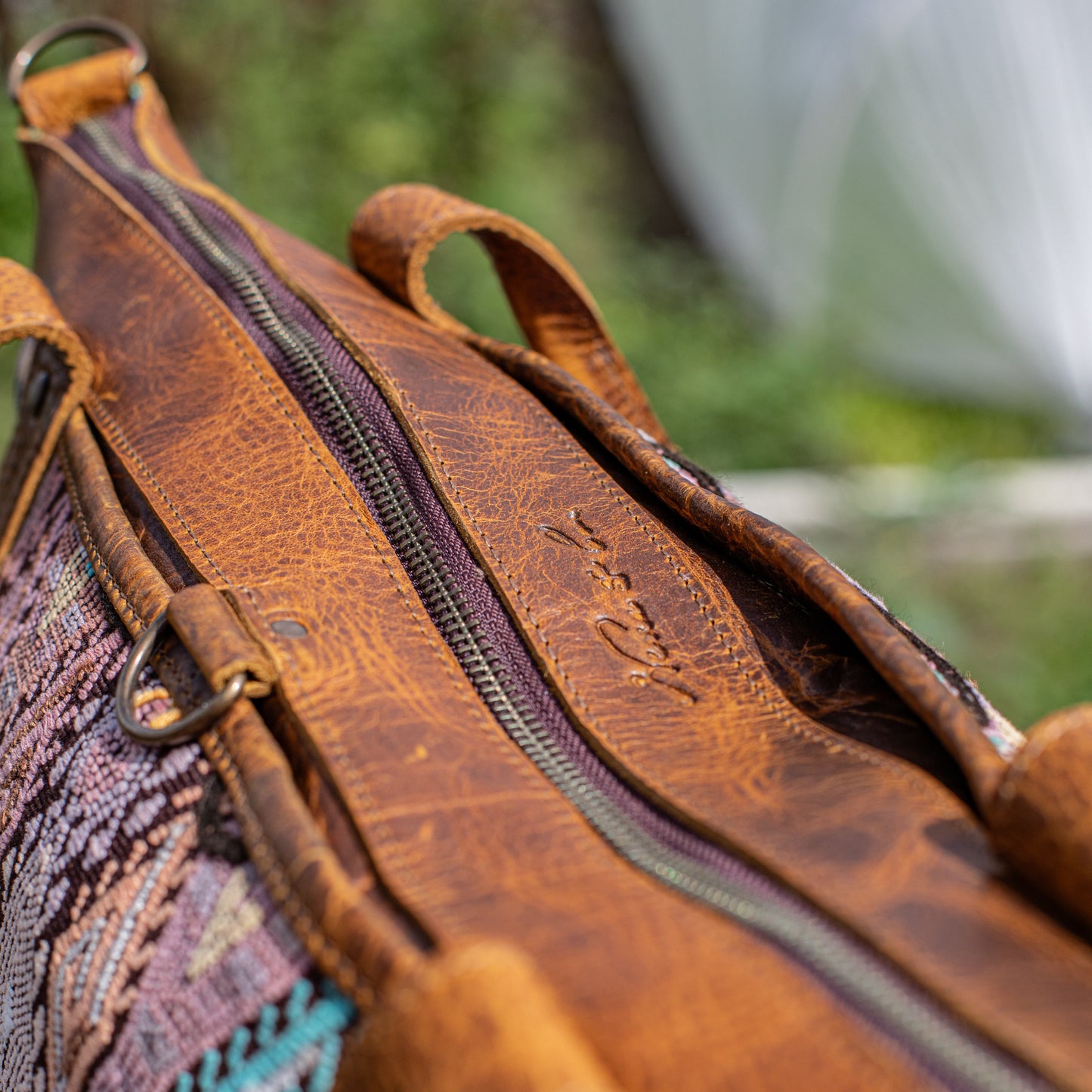 THE PERFECT BAG - OOAK HUIPIL - TAWNY - NO. 17571