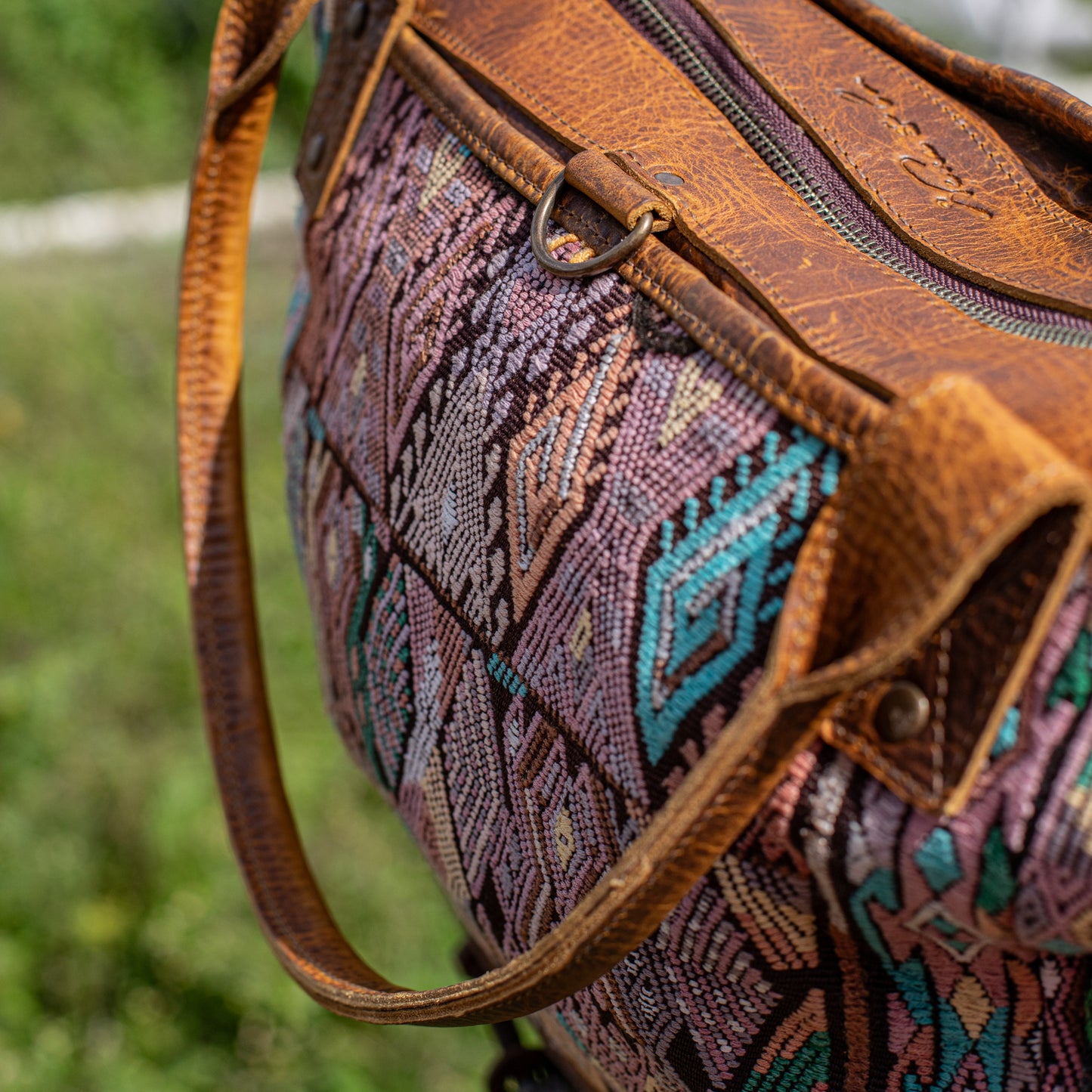 THE PERFECT BAG - OOAK HUIPIL - TAWNY - NO. 17571