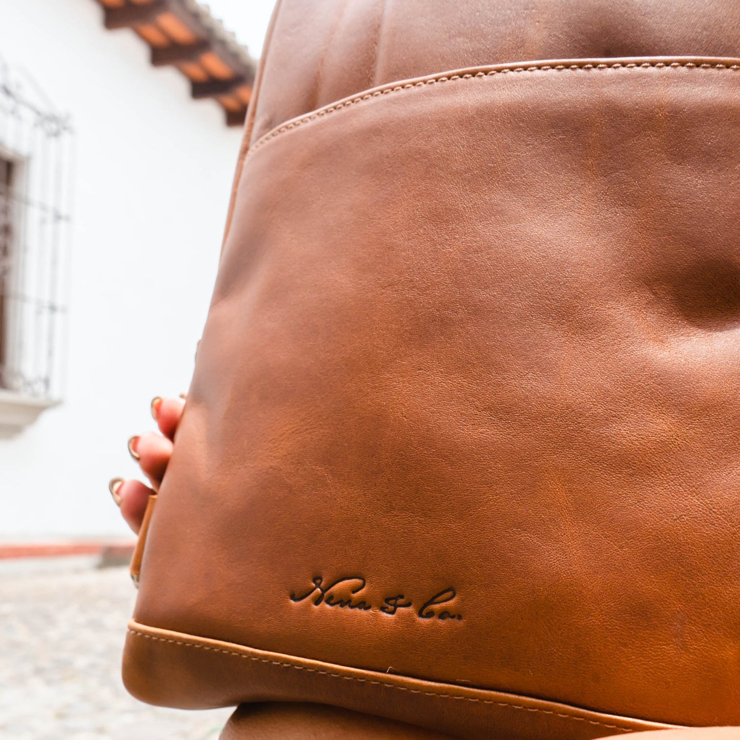 CROSSBODY SLING 2.0 - LARGE - OOAK HUIPIL - CAFE - NO. 11661