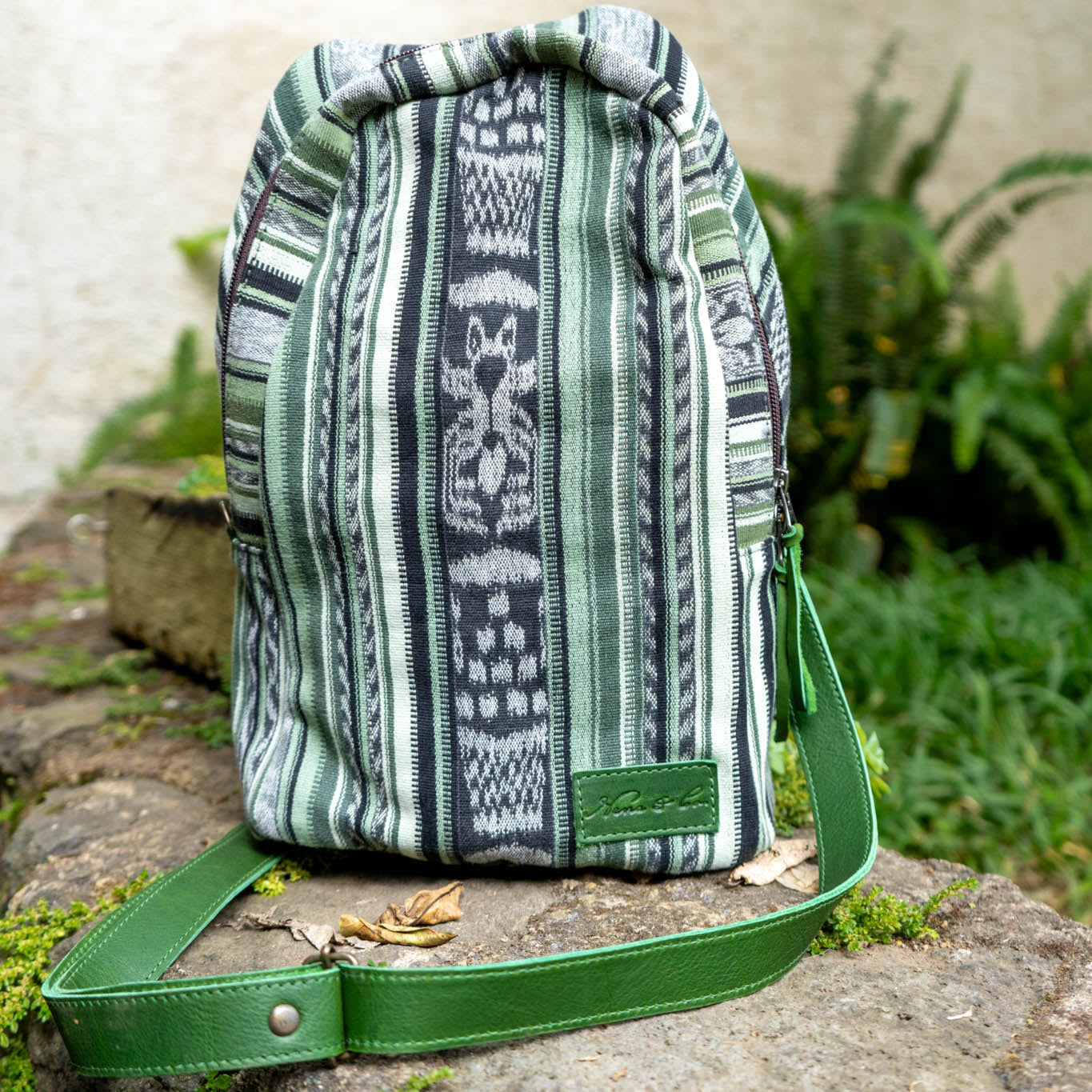 LARGE CROSSBODY SLING - CORTE - EMERALD - NO. 14872