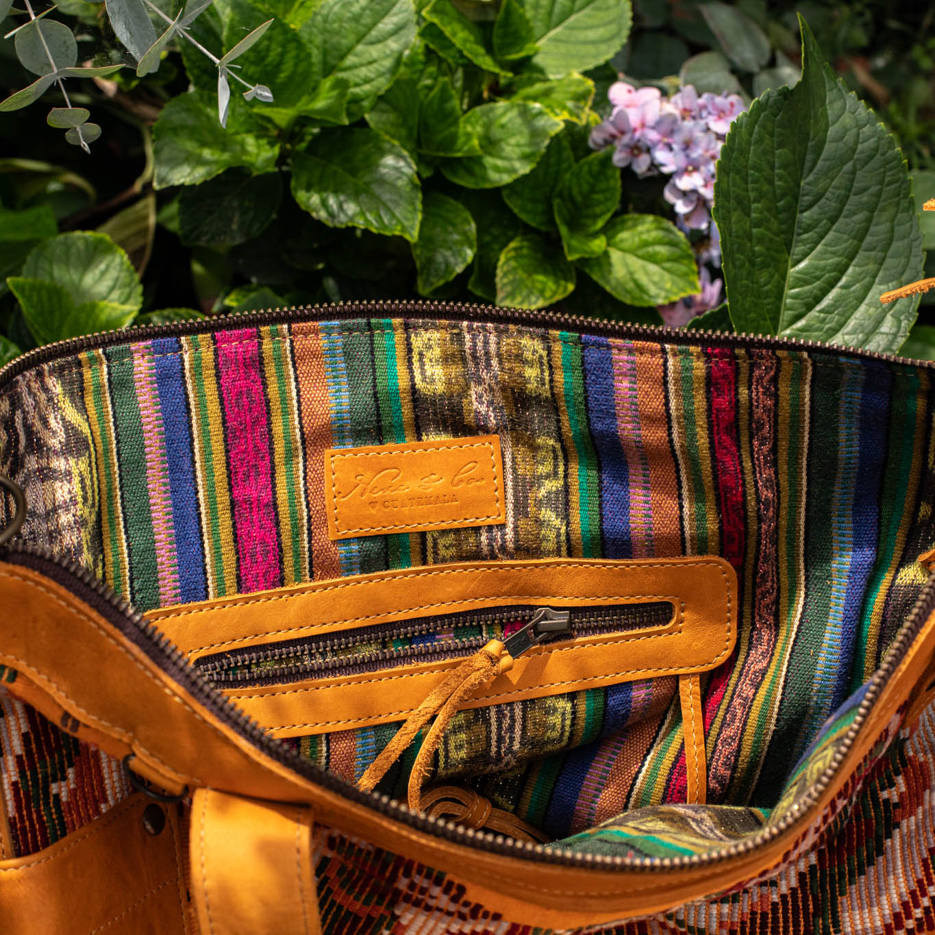THE PERFECT BAG - OOAK HUIPIL - BUTTERSCOTCH - NO. 16648