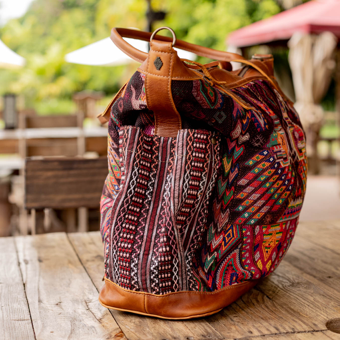 THE PERFECT BAG - OOAK HUIPIL - CAFE - NO. 16657