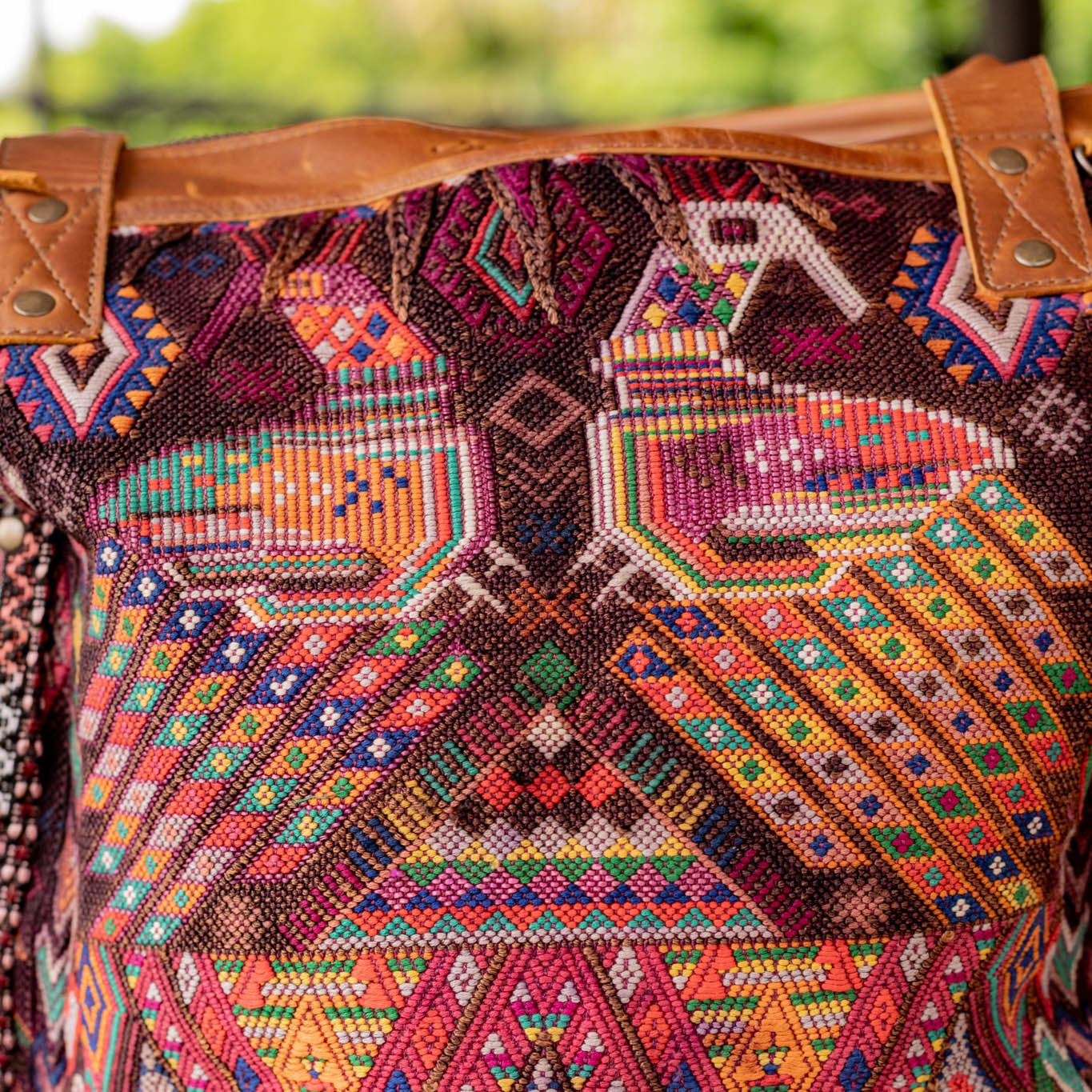 THE PERFECT BAG - OOAK HUIPIL - CAFE - NO. 16657