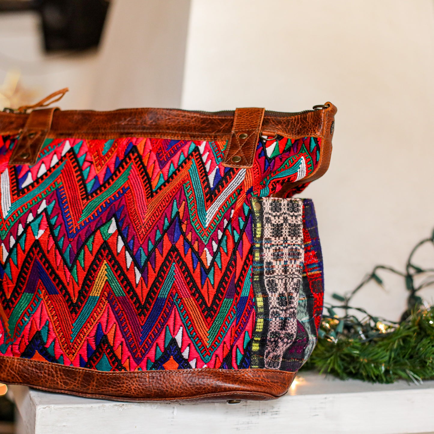 THE PERFECT BAG - OOAK HUIPIL - HONEY - NO. 19009