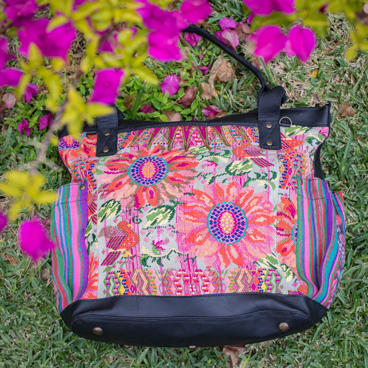 THE PERFECT BAG - OOAK HUIPIL - BLACK - NO. 17715