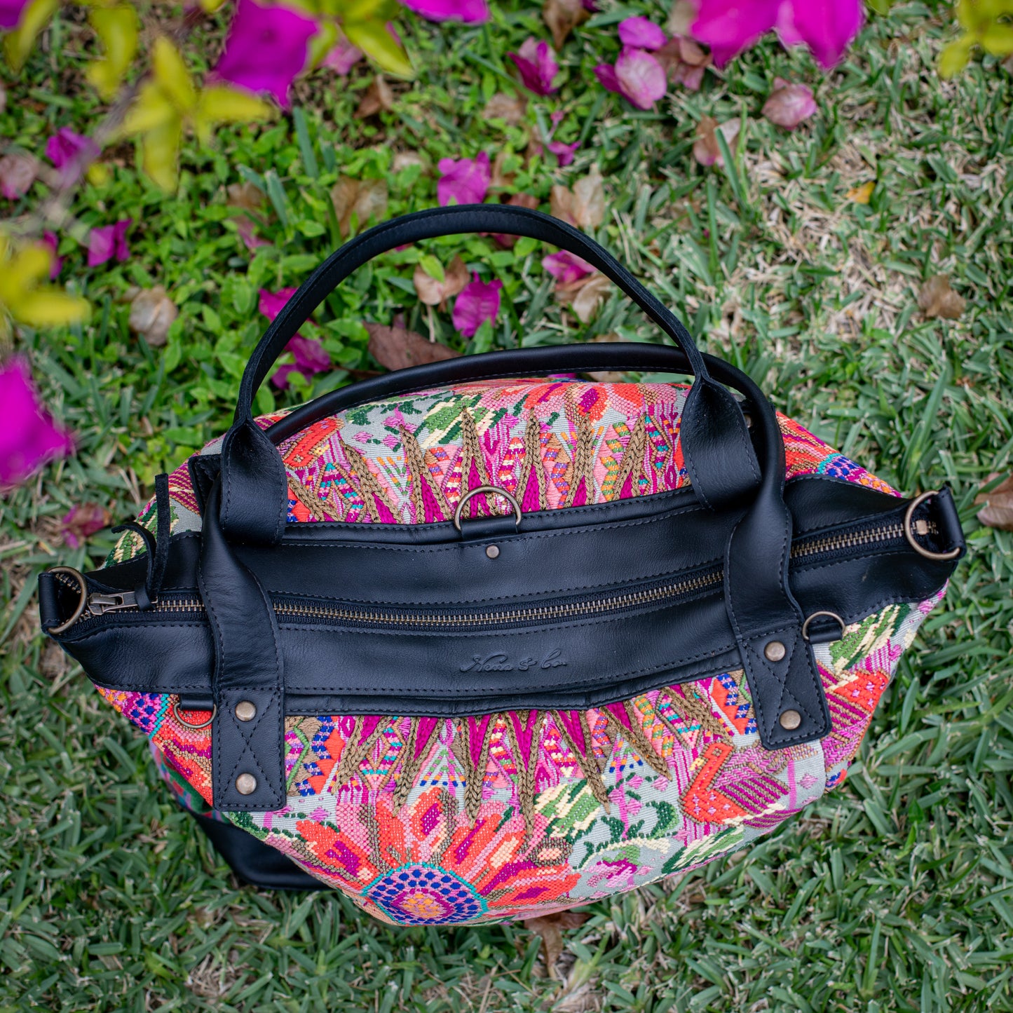 THE PERFECT BAG - OOAK HUIPIL - BLACK - NO. 17715