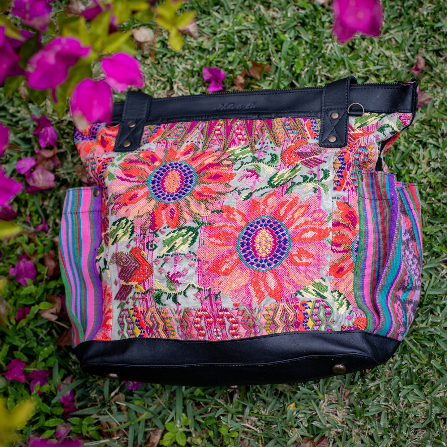THE PERFECT BAG - OOAK HUIPIL - BLACK - NO. 17715