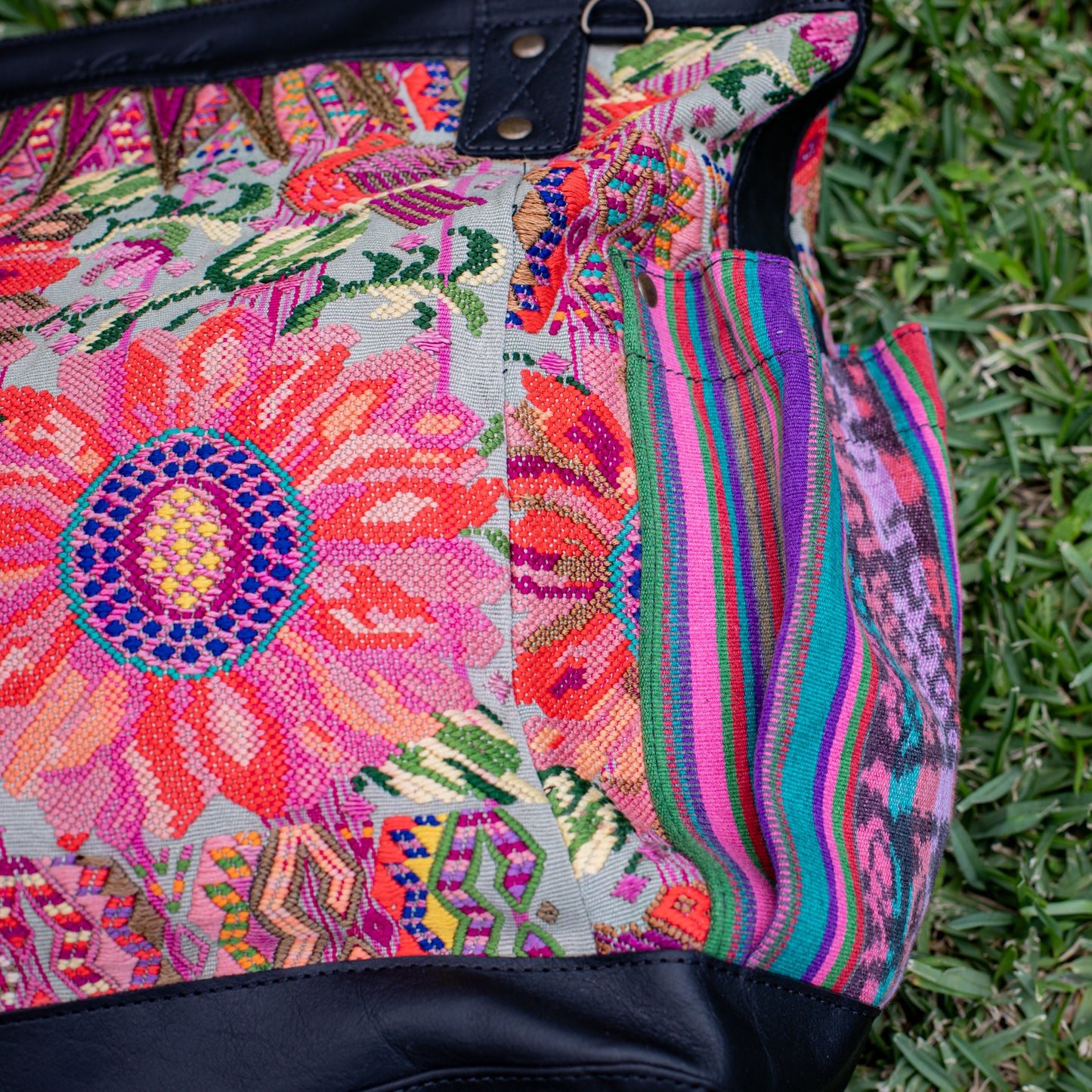 THE PERFECT BAG - OOAK HUIPIL - BLACK - NO. 17715