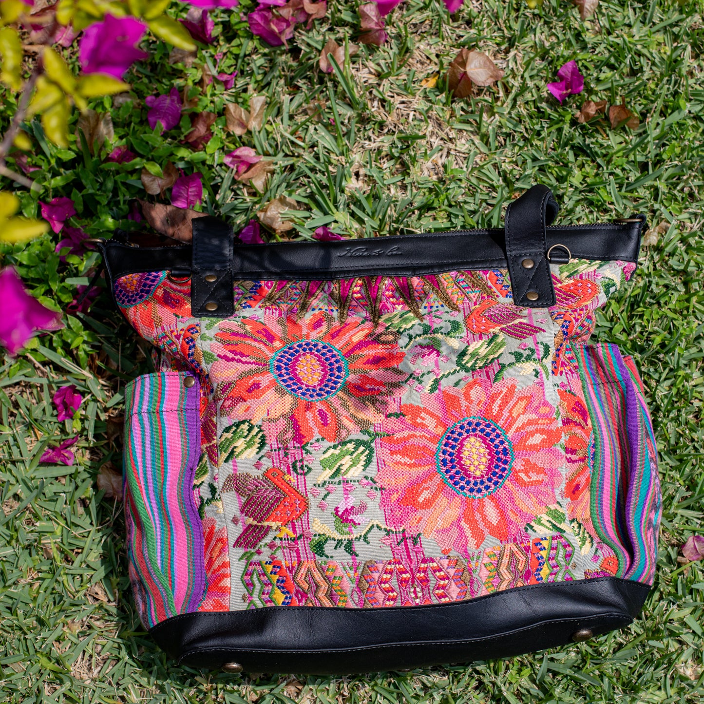 THE PERFECT BAG - OOAK HUIPIL - BLACK - NO. 17715