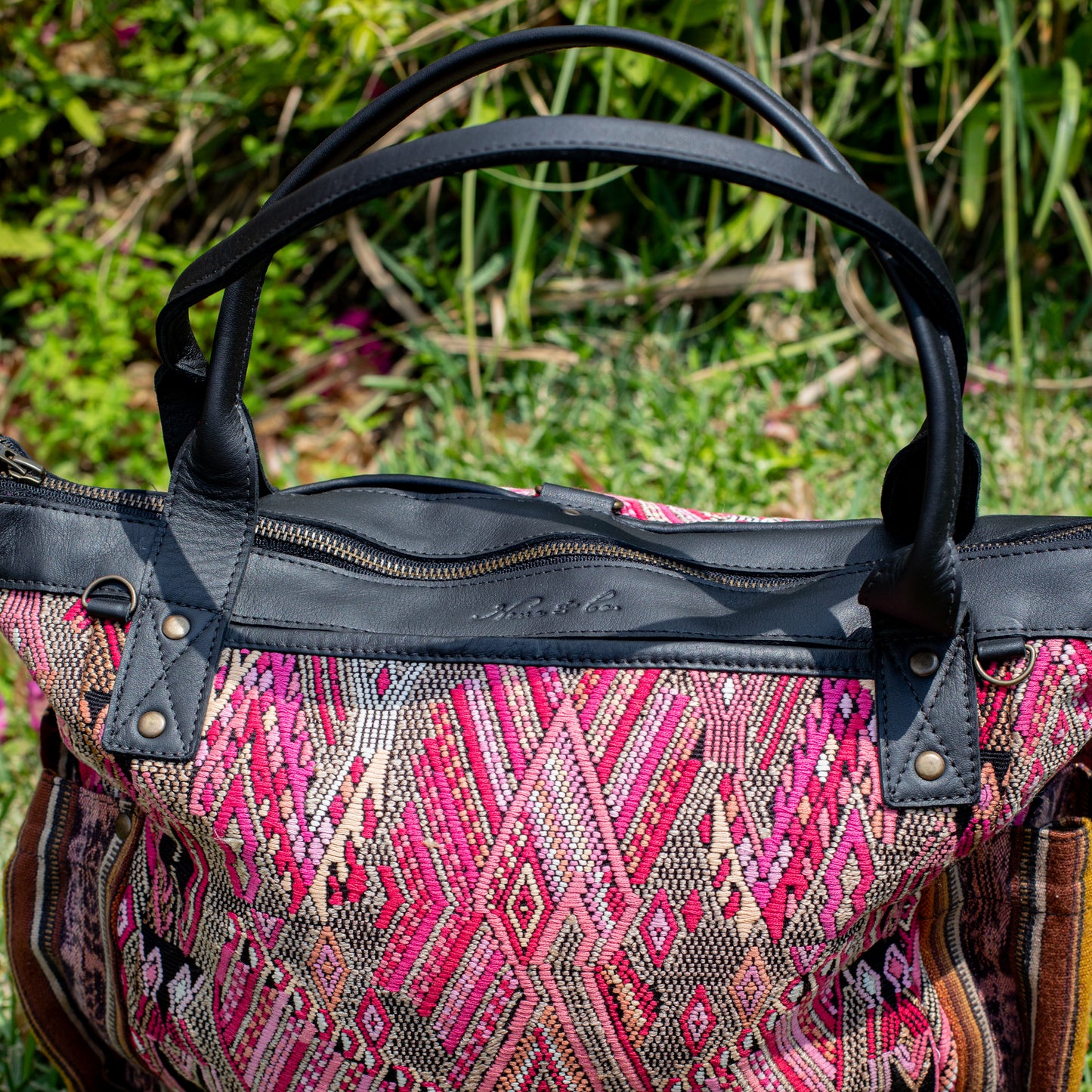 THE PERFECT BAG - OOAK HUIPIL - BLACK - NO. 17717