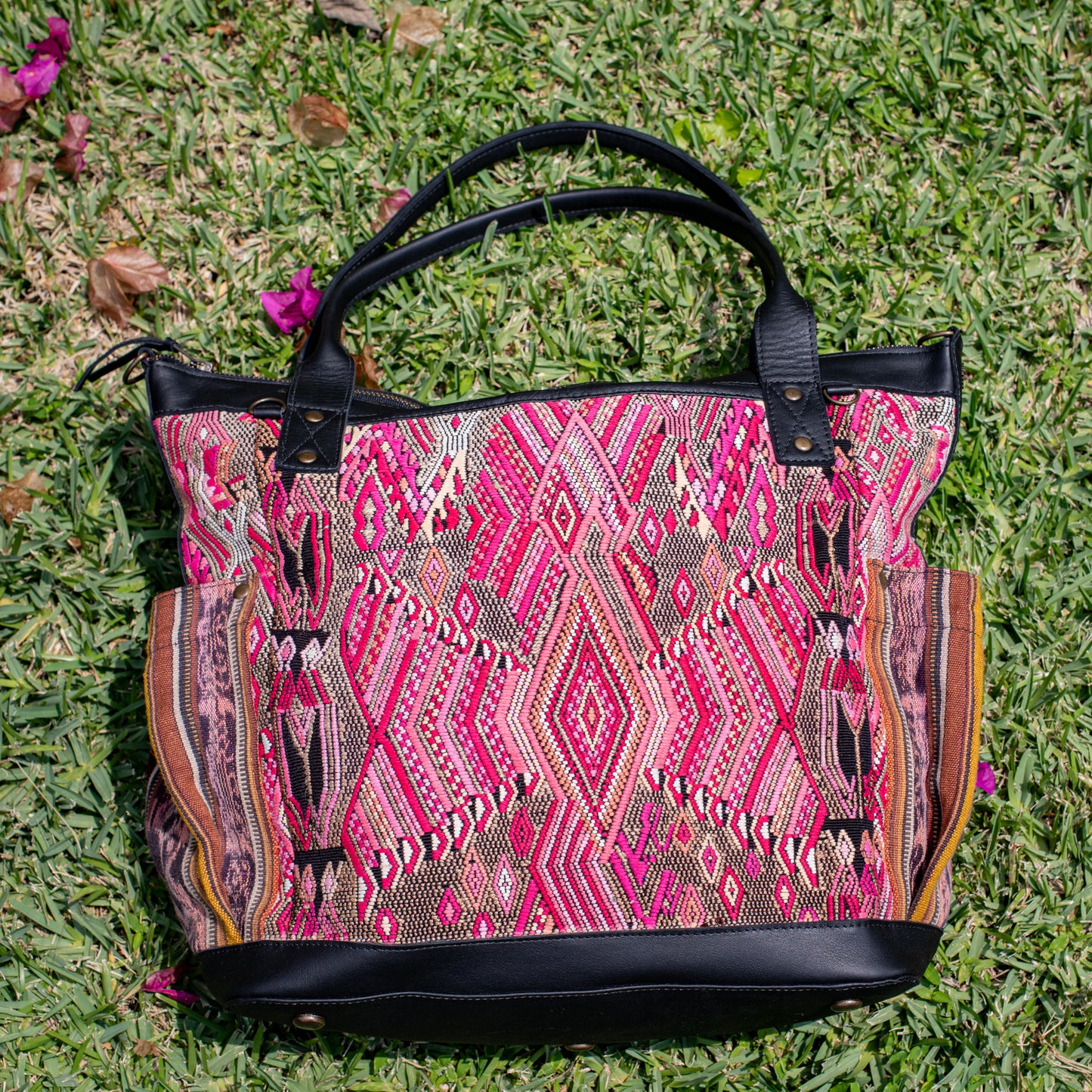 THE PERFECT BAG - OOAK HUIPIL - BLACK - NO. 17717