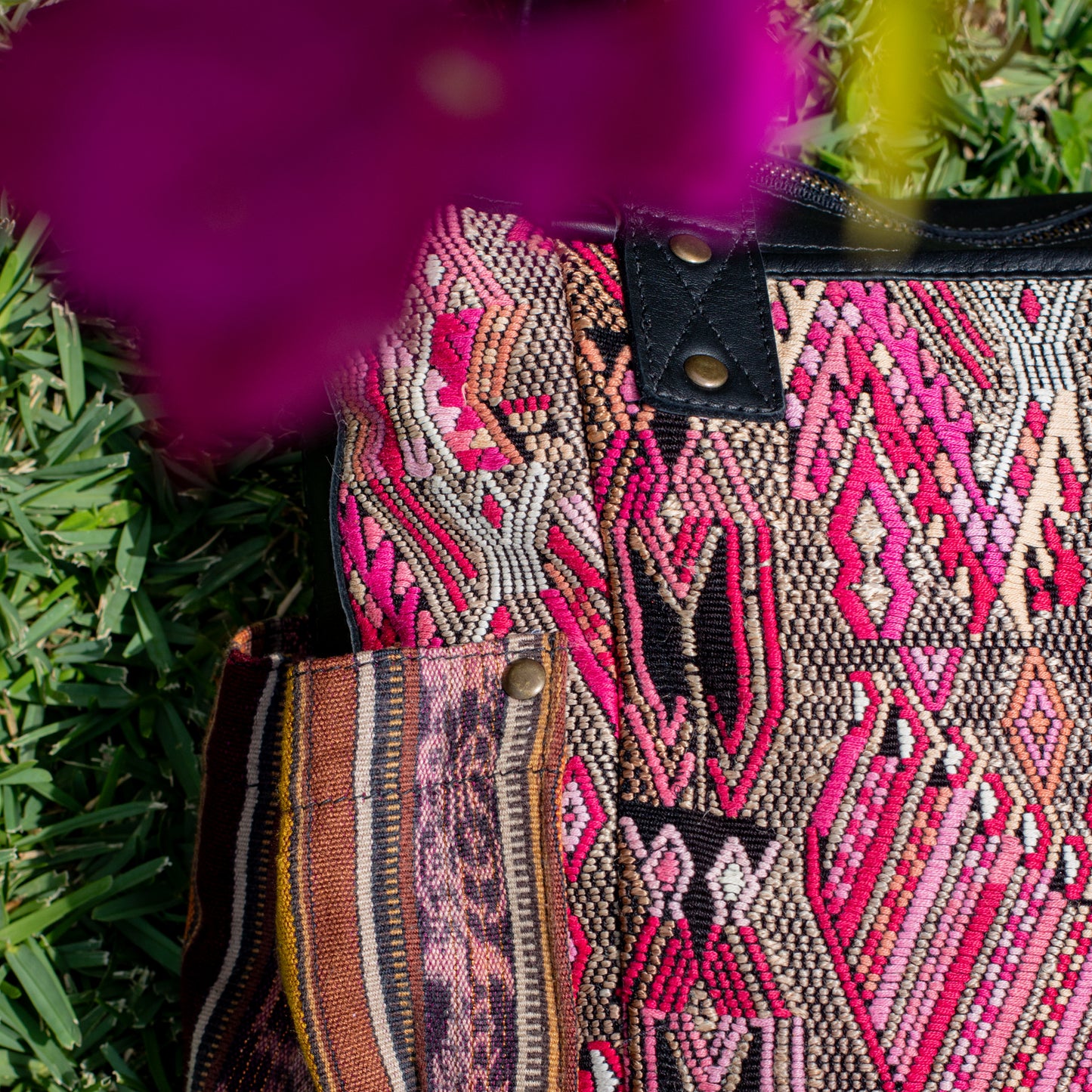 THE PERFECT BAG - OOAK HUIPIL - BLACK - NO. 17717