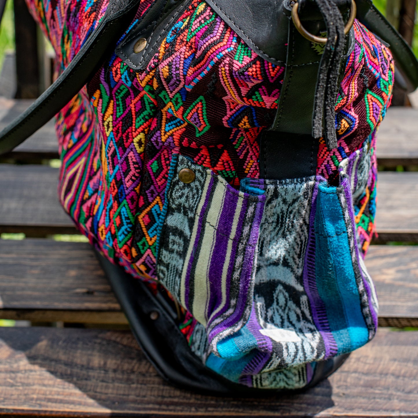 THE PERFECT BAG - OOAK HUIPIL - BLACK - NO. 17716
