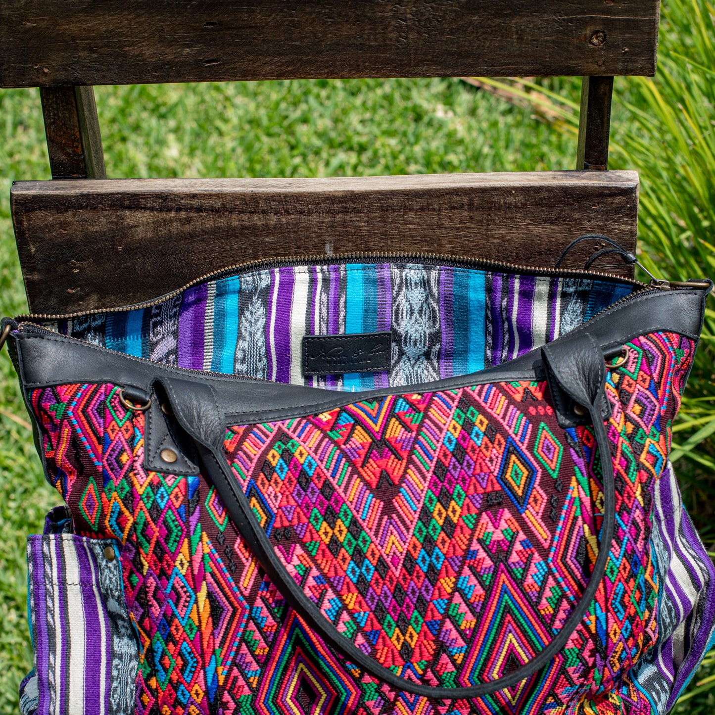 THE PERFECT BAG - OOAK HUIPIL - BLACK - NO. 17716