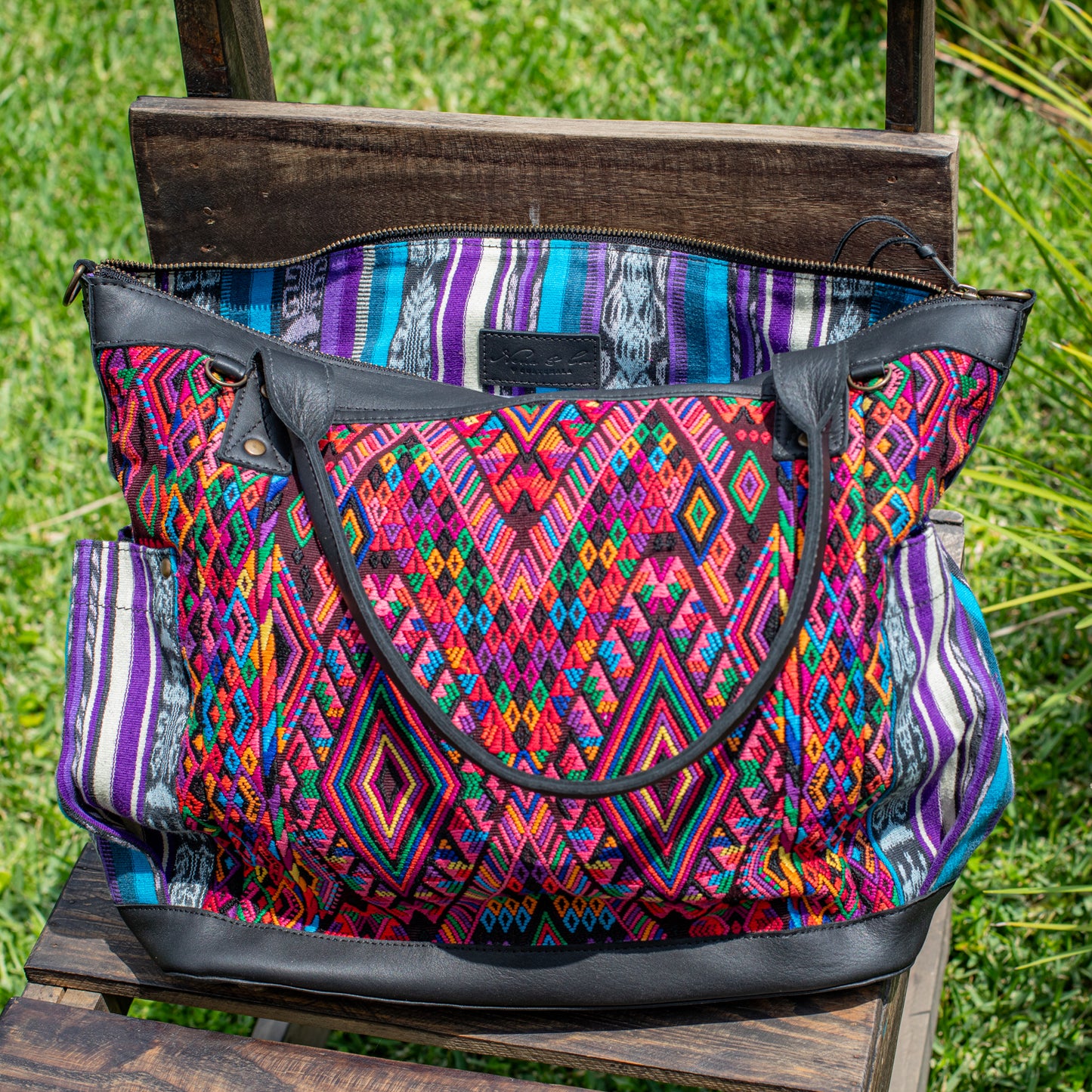 THE PERFECT BAG - OOAK HUIPIL - BLACK - NO. 17716